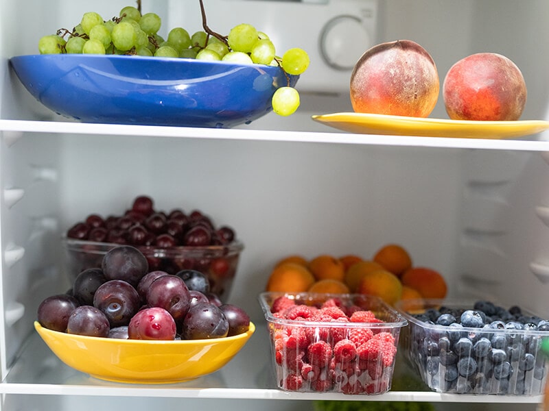 Fruits At Home Fridge