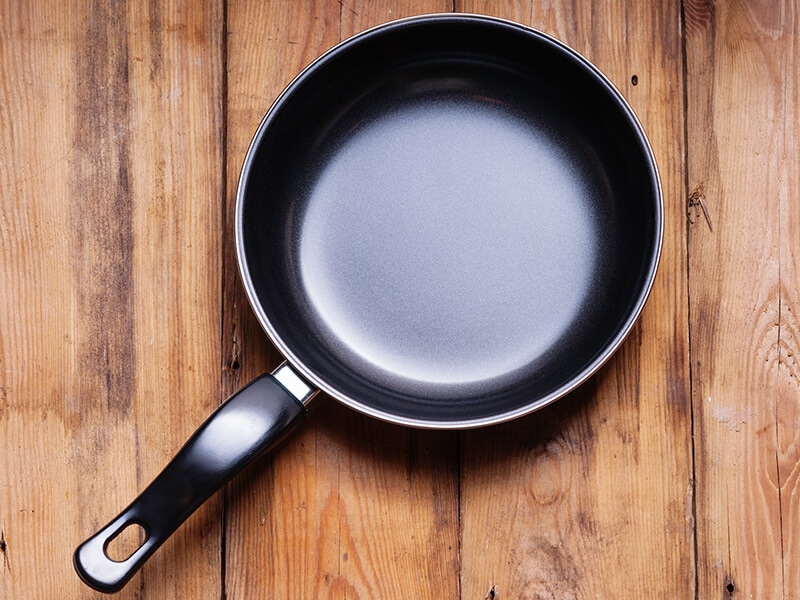 Frying Pan On The Table