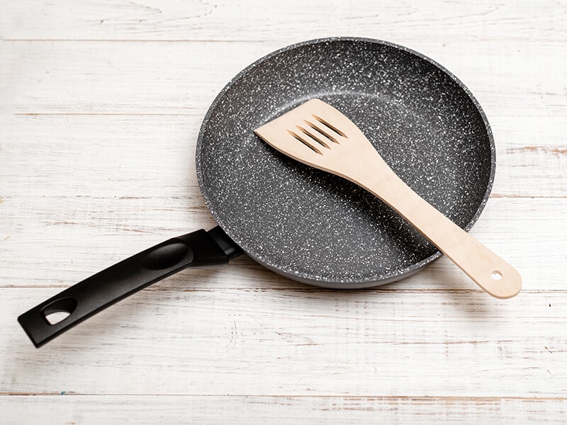 Frying Pan With Spatula