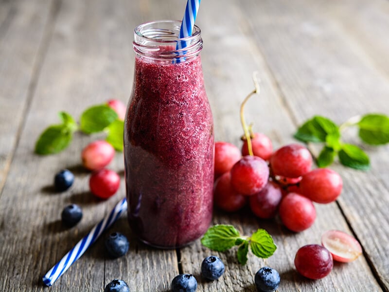 Grape Smoothie Glass