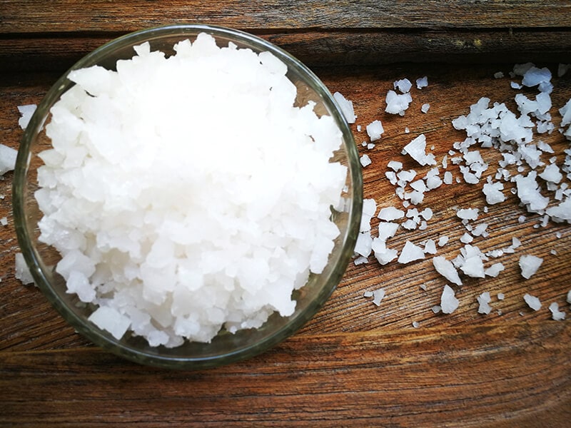 Kosher Salt Comes In Large Flakes