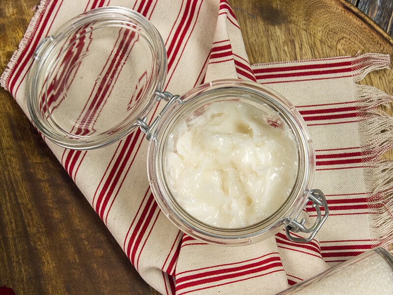 Lard In A Glass Jar