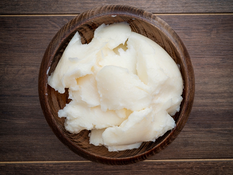 Lard Pig In Wooden Bowl