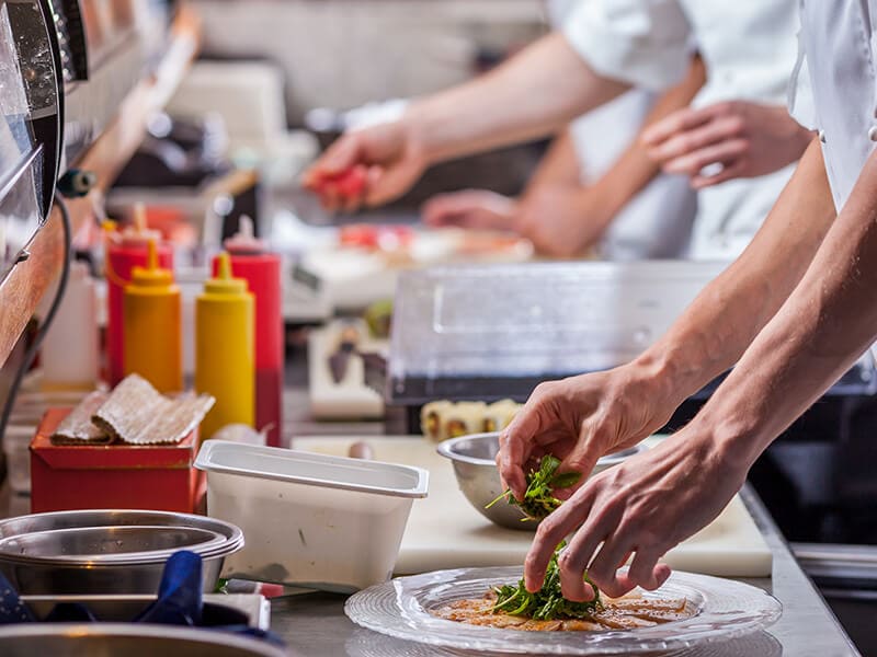 Man Preparing Meals