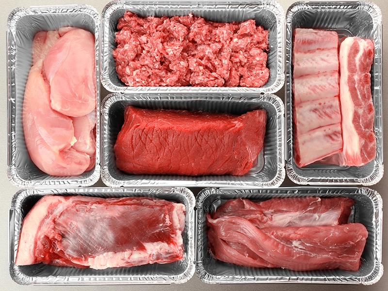 Meat In Foil Containers