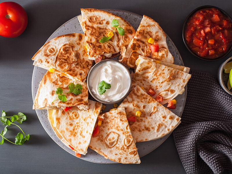 Mexican Quesadilla With Cheese