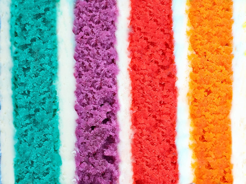 Multicolor Cake