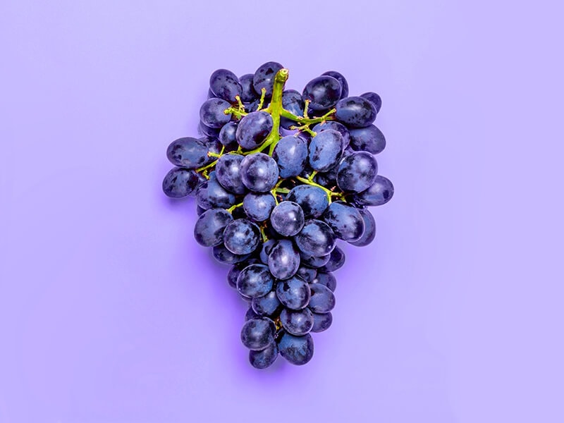 Organic Black Juicy Grapes