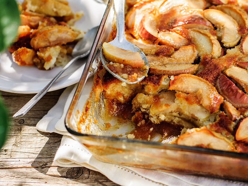 Pudding In Glass Pan