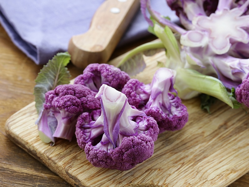 Raw Purple Broccoli