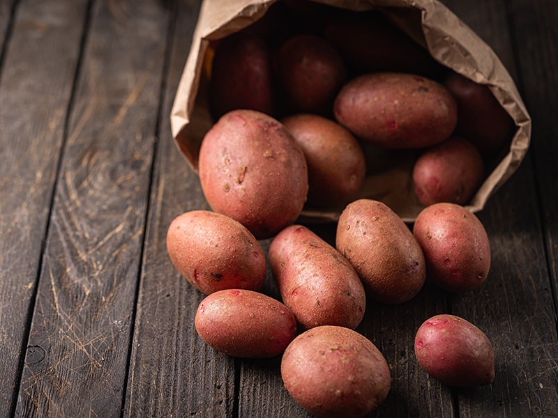 Raw Red Potatoes