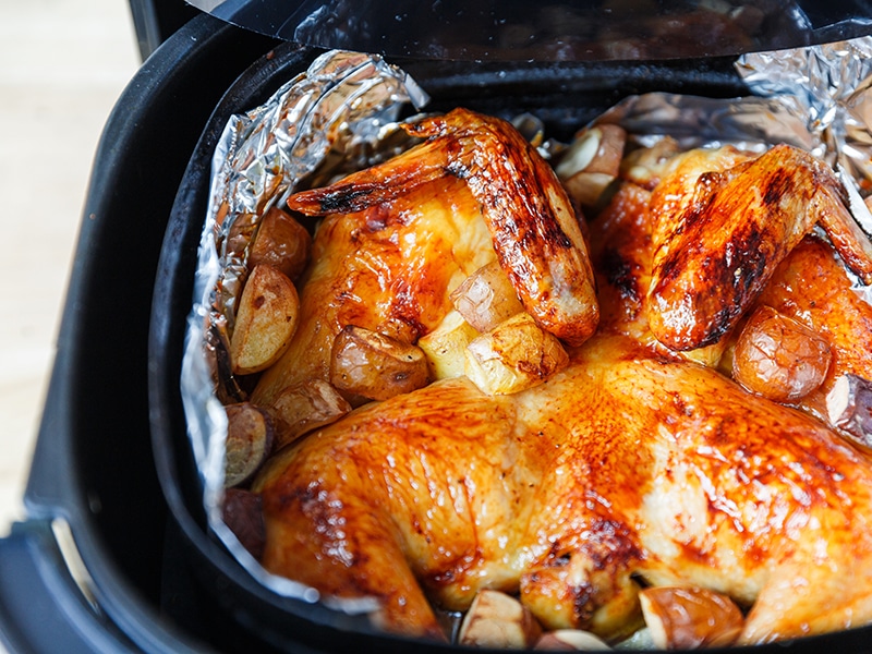 Roasted Chicken With Air Fryer