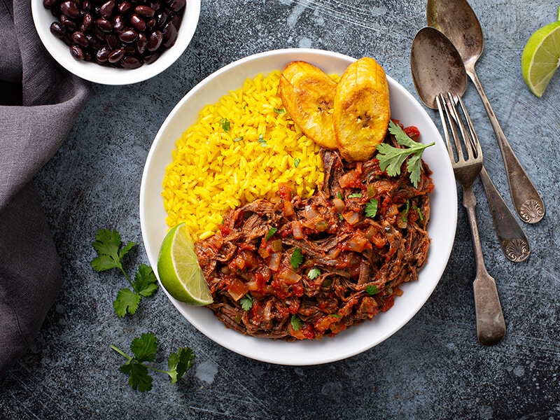 Ropa Vieja Steak Dish