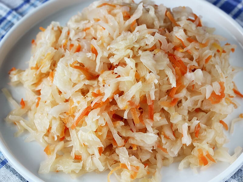 Sauerkraut Cabbage Carrots