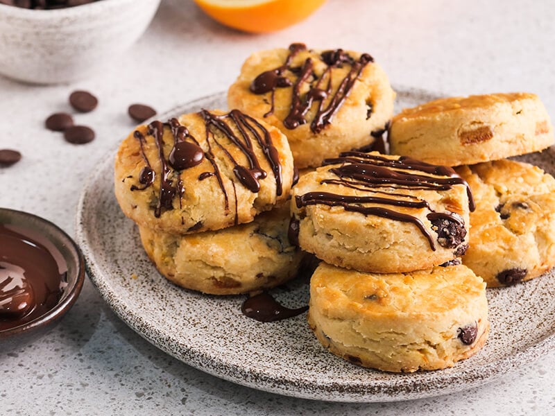 Scones With Chocolate