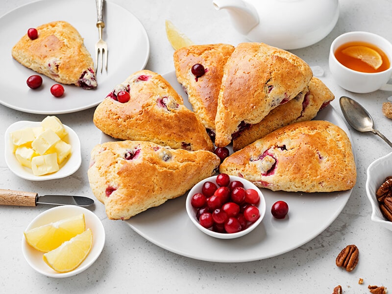 Scones With Fresh Cranberry