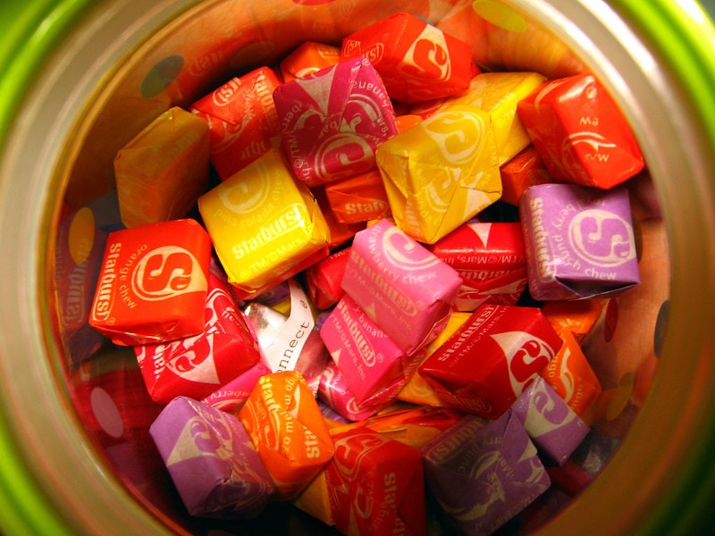 Squares Starburst Chew