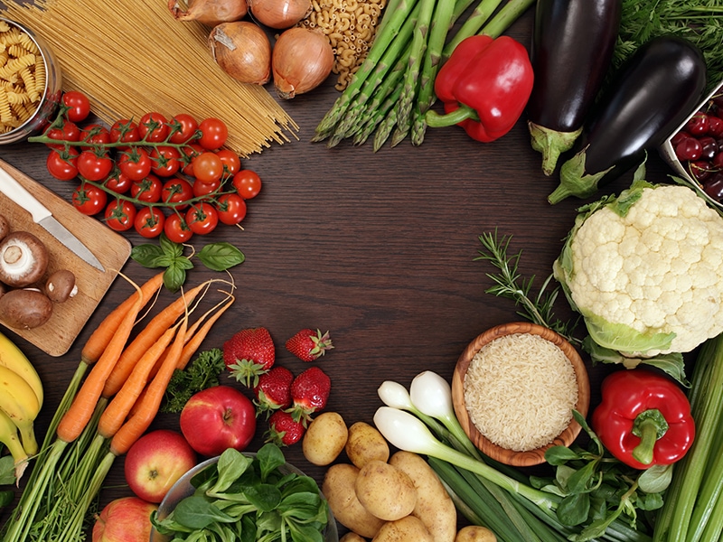 Table Full Fresh Vegetables