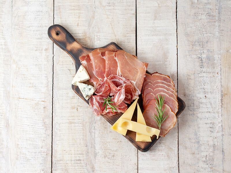 Table With Different Charcuterie