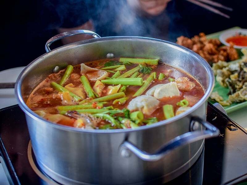 Thai Noodle Soup In Pot