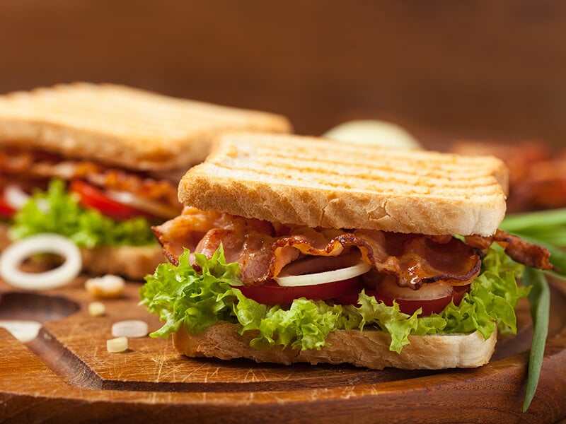 Toasted Sandwich Bacon