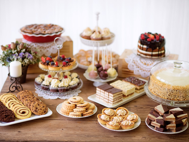 Various Cookies in Table