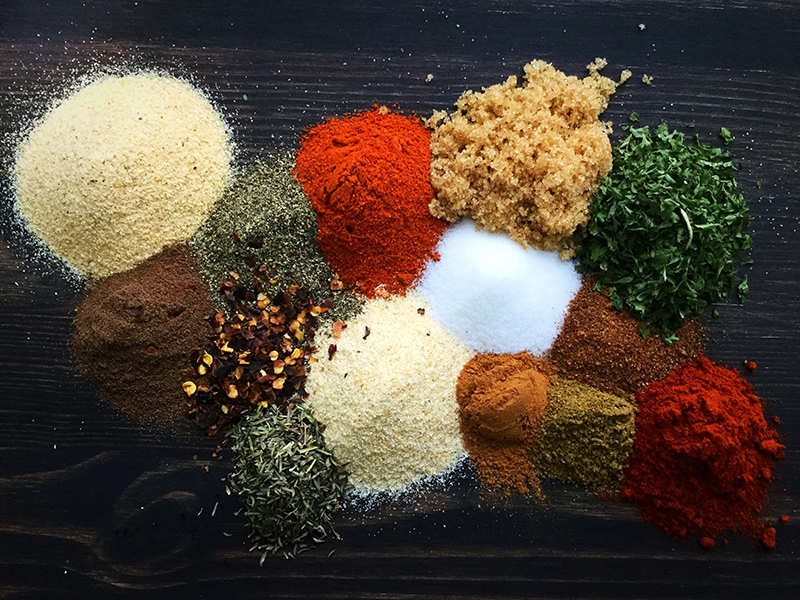 Various Spices Seasoning