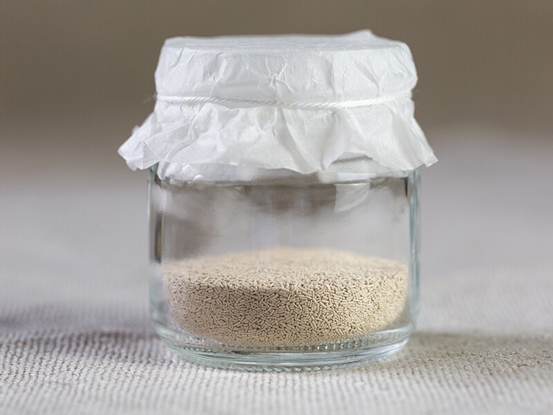 Yeast Glass Jar