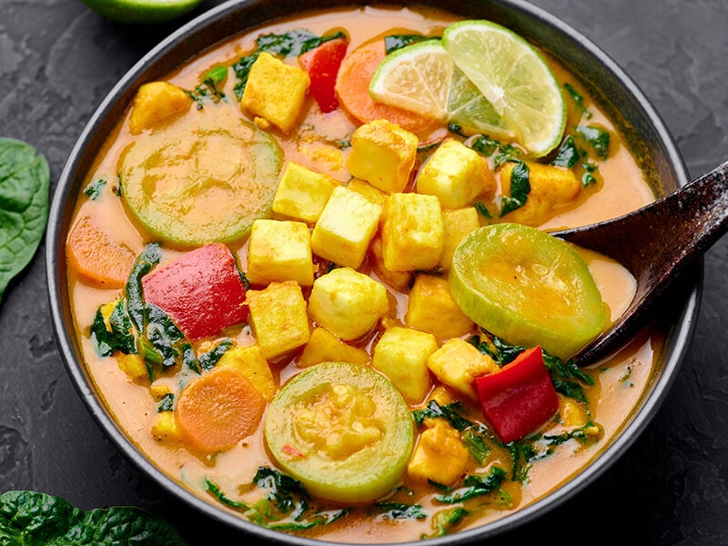 Yellow Veg Thai Curry