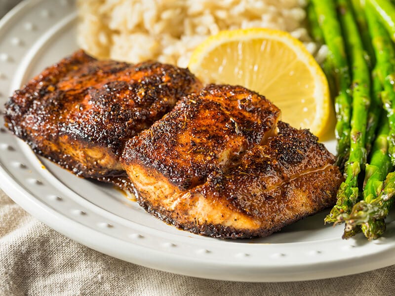 Blackened Mahimahi White Fish