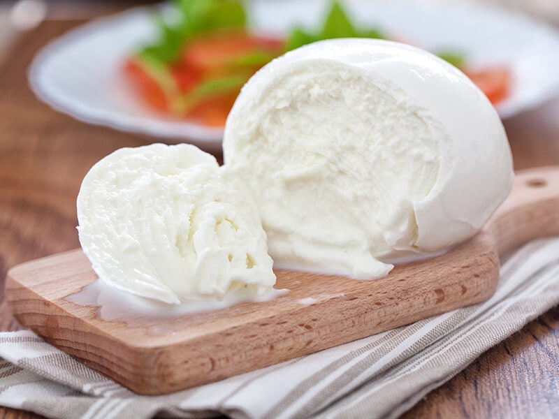 Buffalo Mozzarella On Table