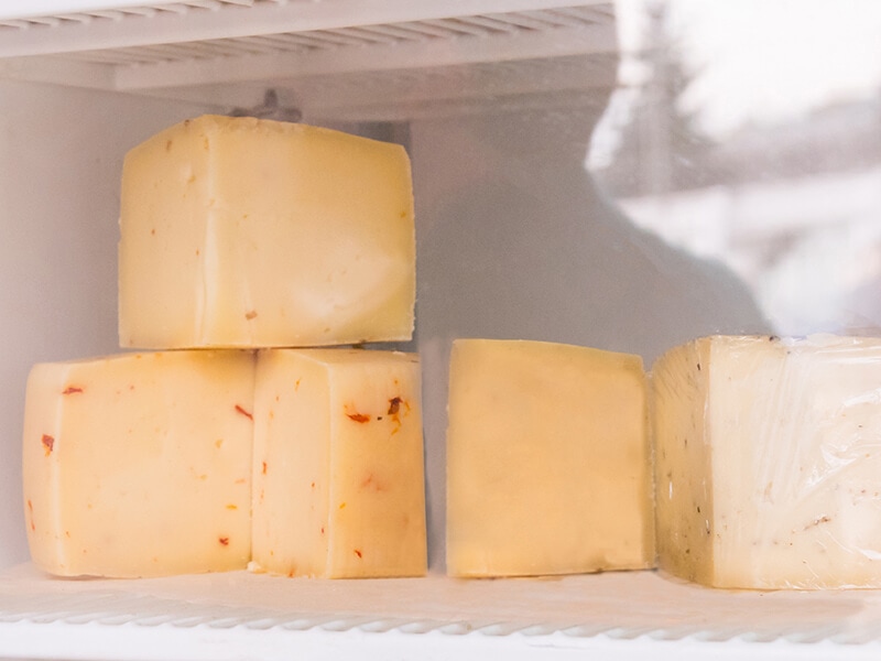 Cheese In Fridge Or Freezer