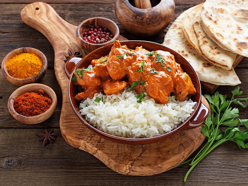 Chicken Tikka Masala With Rice