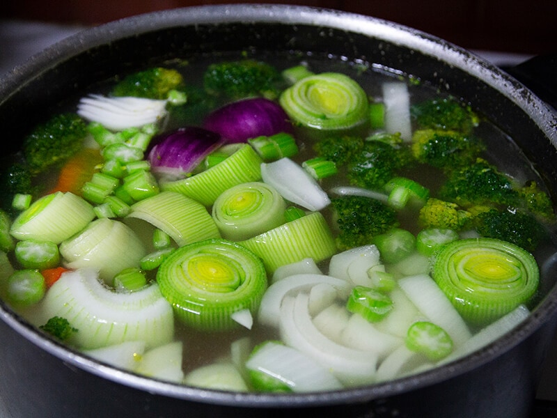 Chopped Green Vegetables