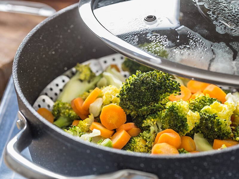 Cooking In Steamer