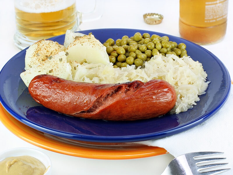 Dinner Of Knockwurst