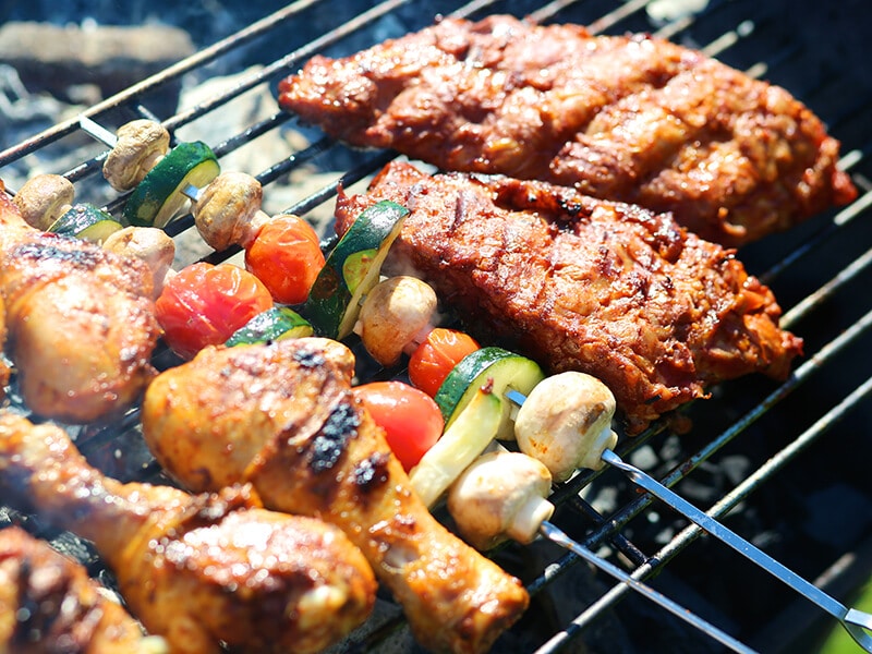 Grilling Cooks The Food