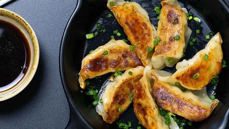 Japanese Gyoza Dumplings Soy