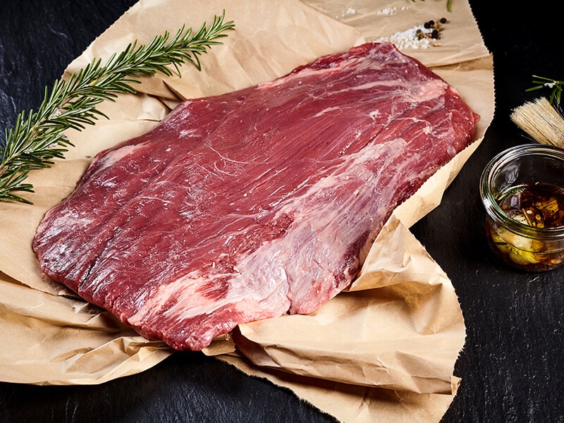 Lean Raw Flank Steak