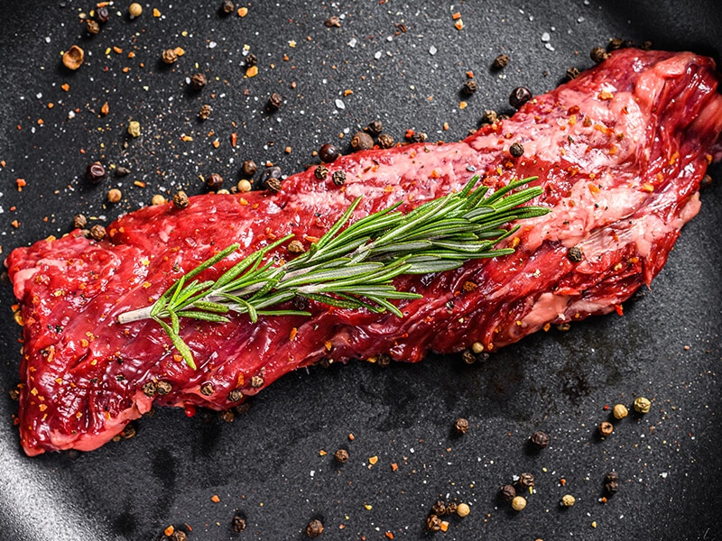 Machete Steak In Pan