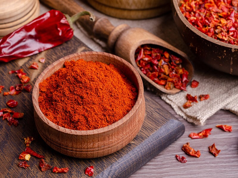 Red Dried Pepper And Powder