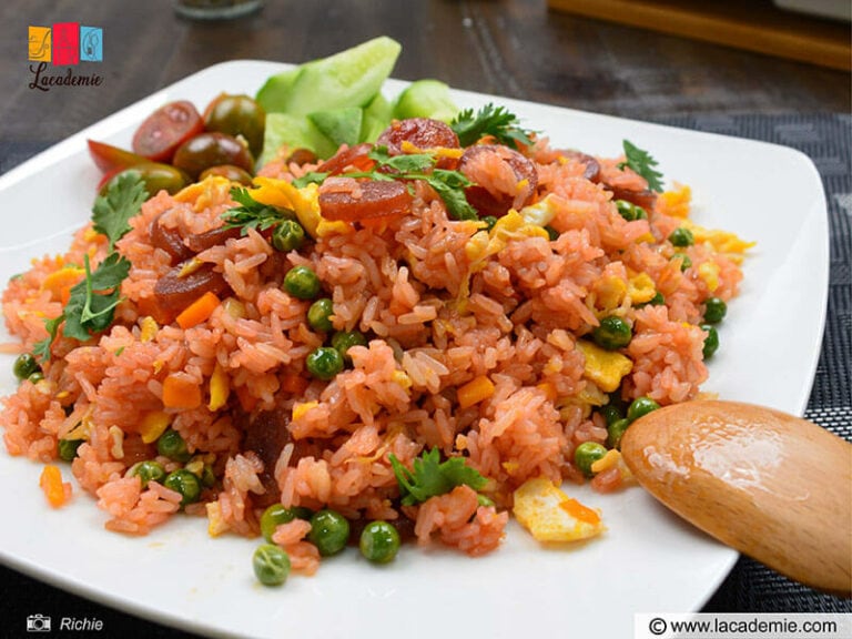 Red Vietnamese Fried Rice Recipe