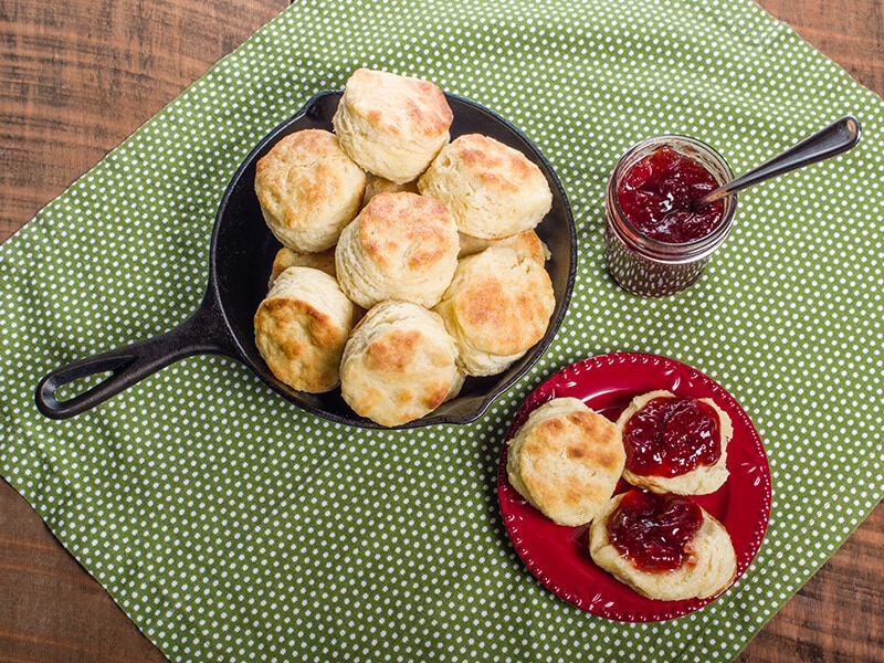 Scones In Cast Iron Skillet