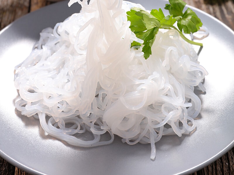 Shirataki Noodles Dish