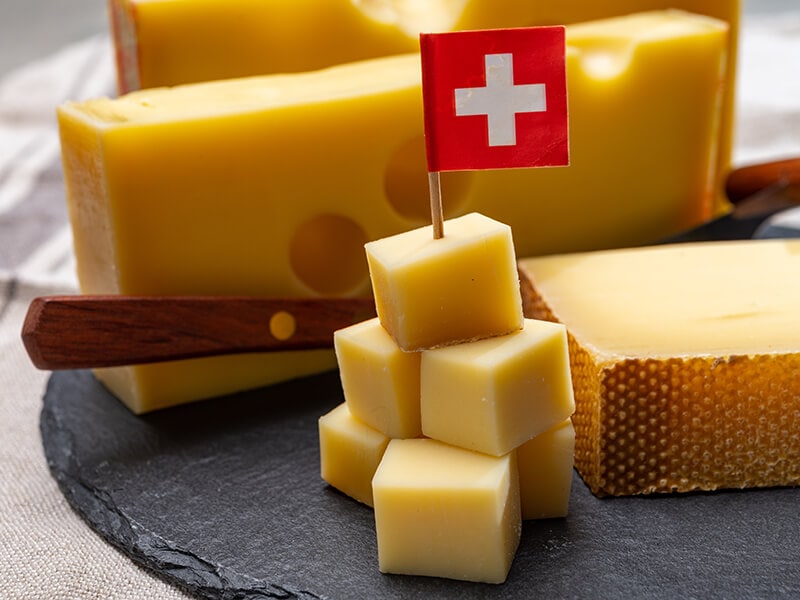 Swiss Cheeses Block