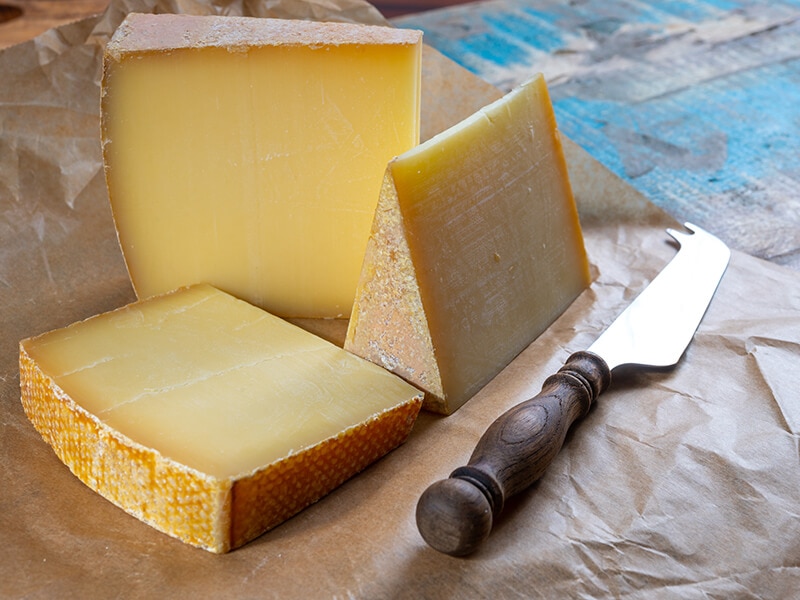 Swiss Gruyere Cheeses