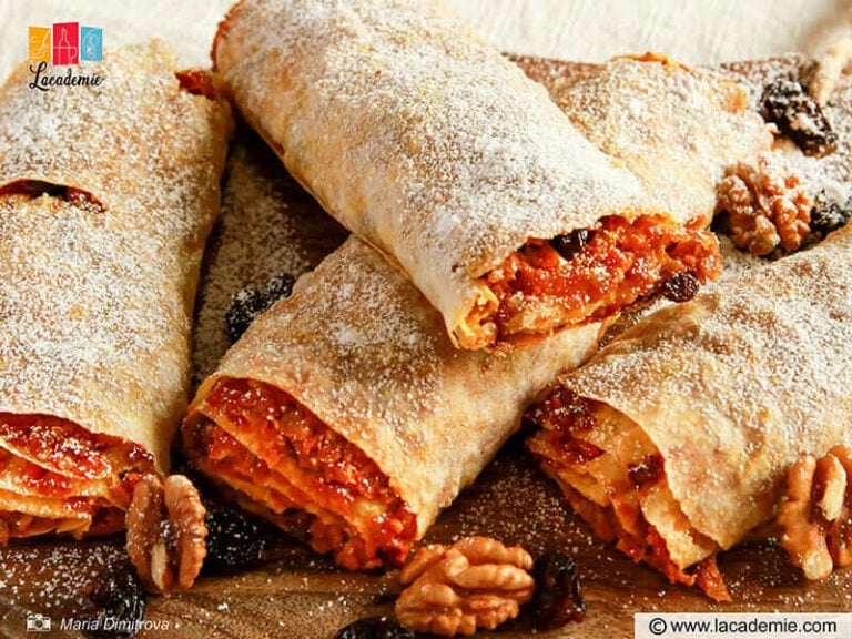 Tikvenik Bulgarian Pumpkin Strudel